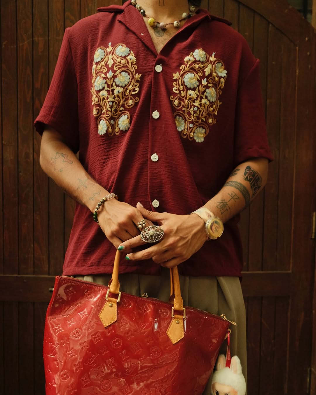 Kashmiri Shirt - Maroon