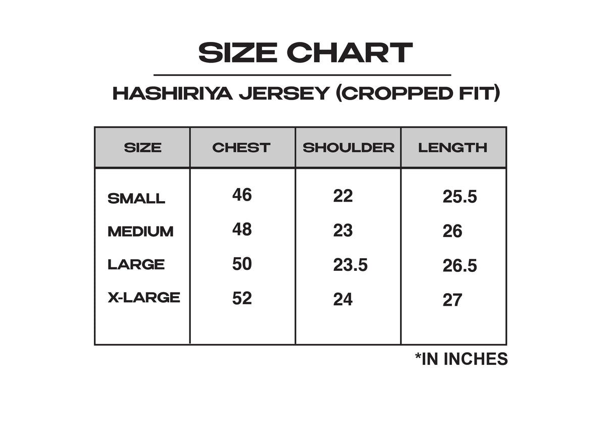 Size Chart (Inch)