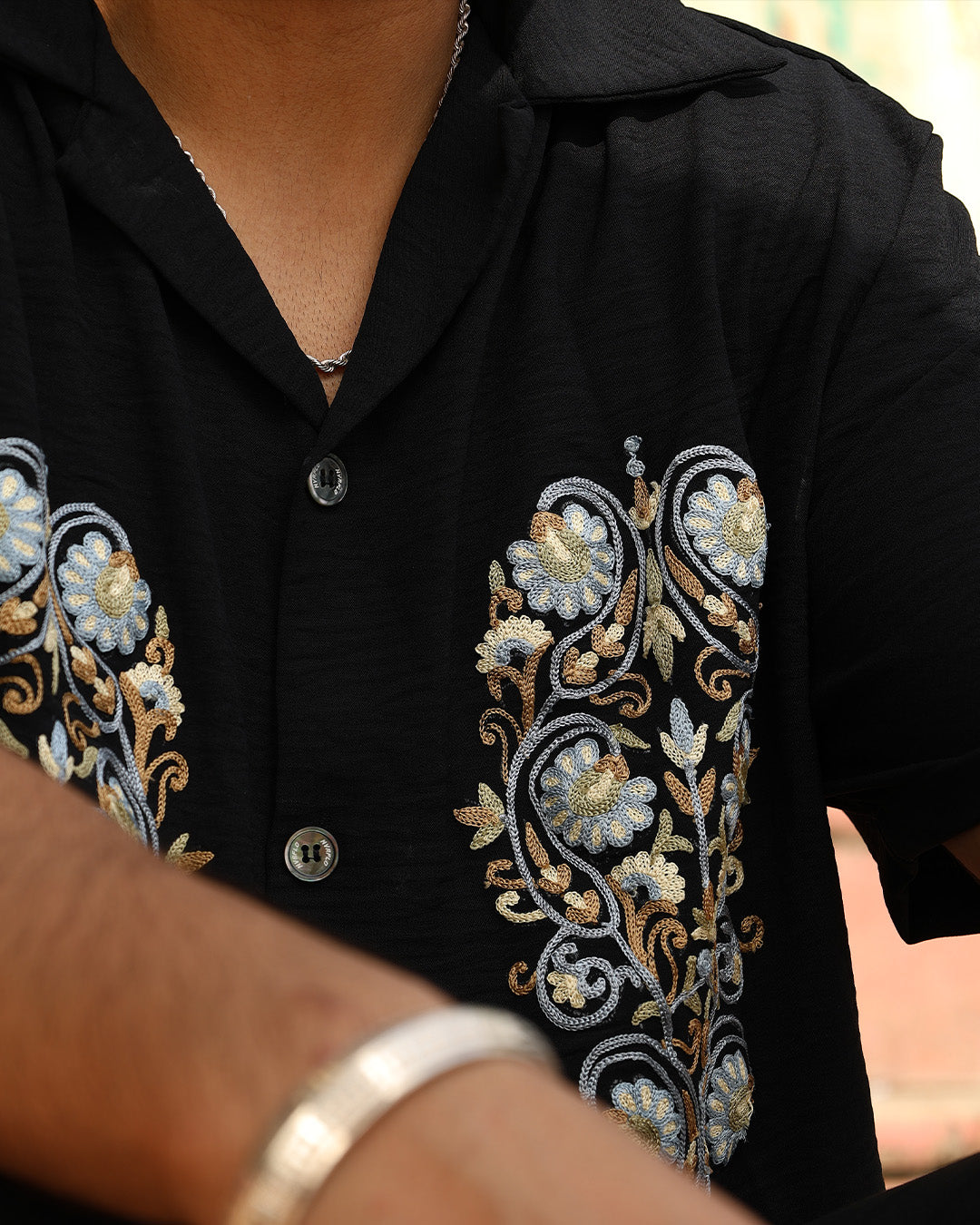 Kashmiri Shirt - Black