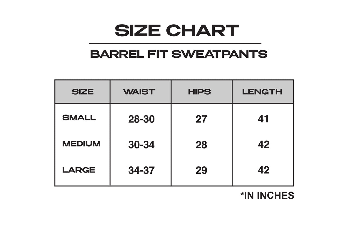 Size Chart (Inch)